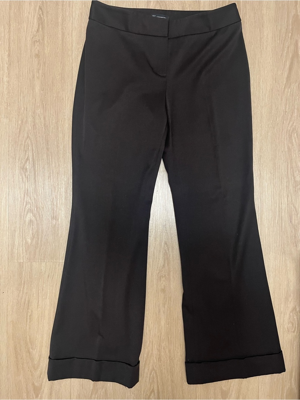 INC International Concepts Brown Wide-Leg Dress Pants